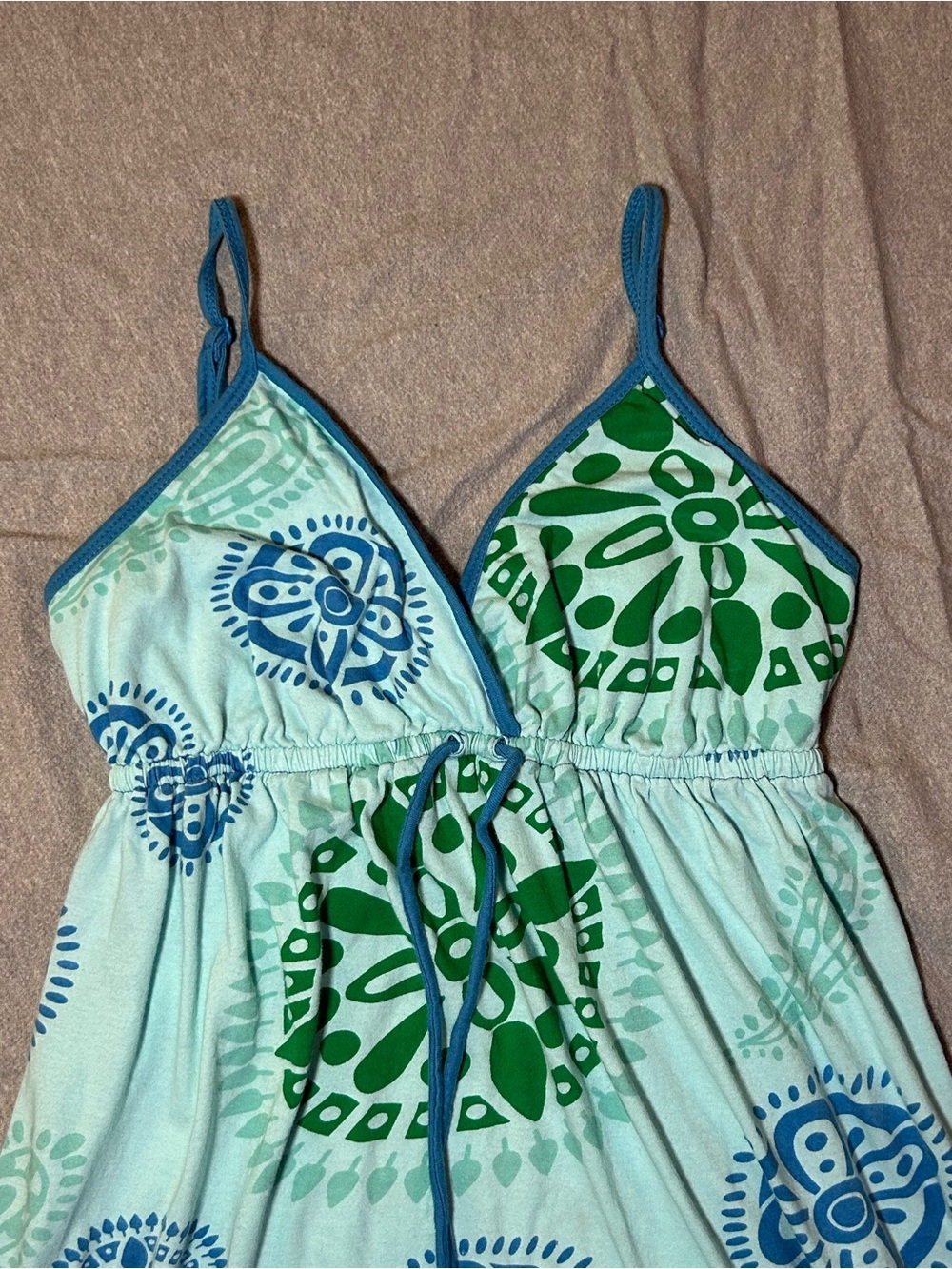 Billabong Y2K Mandala Boho Geometric Sun Dress Size M - Picture 4 of 14